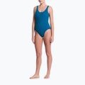 Moteriškas vientisas maudymosi kostiumėlis Nike Shoreline Pucker Scoop Neck black 2