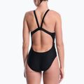 Moteriškas vientisas maudymosi kostiumėlis Nike Logo Tape Fastback black 3