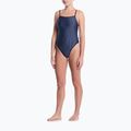 Moteriškas vientisas maudymosi kostiumėlis Nike Ocean Bound Ripple Texture Square Neck slate 2