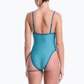 Moteriškas vientisas maudymosi kostiumėlis Nike Ocean Bound Ripple Texture Square Neck bleached turquoise 3