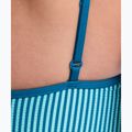 Moteriškas vientisas maudymosi kostiumėlis Nike Ocean Bound Ripple Texture Square Neck bleached turquoise 4