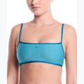 Maudymosi kostiumėlio viršus Nike Ripple Texture Bralette Classic Bikini bleached turquoise