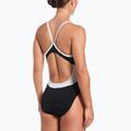 Moteriškas vientisas maudymosi kostiumėlis Nike Hydrastrong Fly black/white 3