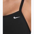 Moteriškas vientisas maudymosi kostiumėlis Nike Solid Racerback black 4