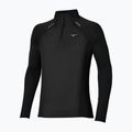 Vyriški bėgimo marškinėliai su ilgomis rankovėmis  Mizuno Active Dryaeroflow Hybrid Long Sleeve Top Black