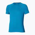 Vyriški bėgimo marškinėliai Mizuno Active Dryaeroflow blue jewel