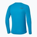 Vyriški bėgimo marškinėliai su ilgomis rankovėmis  Mizuno Active Dryaeroflow blue jewel 2