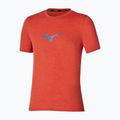 Vyriški bėgimo marškinėliai Mizuno Core Runbird Short Sleeve Tee orange