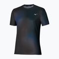 Vyriški bėgimo marškinėliai Mizuno Core Graphic Short Sleeve black/blue