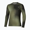 Vyriški bėgimo marškinėliai su ilgomis rankovėmis  Mizuno Core Graphic Long Sleeve Tee Forest Night