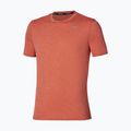 Vyriški bėgimo marškinėliai Mizuno Core Impulse Short Sleeve Tee ginger