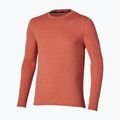 Vyriški bėgimo marškinėliai su ilgomis rankovėmis  Mizuno Core Impulse Long Sleeve Tee ginger