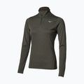 Moteriškas bėgimo džemperis Mizuno Core Impulse Half Zip Long Sleeve Tee forest night