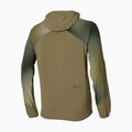 Vyriška bėgimo striukė Mizuno Active Alpha Hooded Jacket martini olive 2