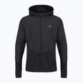 Vyriška bėgimo striukė Mizuno Active Warmalite Hybrid Full Zip Hooded Long Sleeve Top black