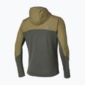 Vyriška bėgimo striukė Mizuno Active Warmalite Hybrid Full Zip Hooded Long Sleeve Top forest night 2