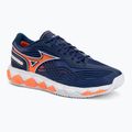 Vyriški teniso batai Mizuno Wave Enforce Tour 2 CC beacon blue/white/lava orange