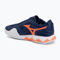Vyriški teniso batai Mizuno Wave Enforce Tour 2 CC beacon blue/white/lava orange 3