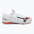 Vyriški teniso batai Mizuno Wave Drive Neo 4 white/insignia blue/orange 2