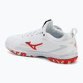 Vyriški teniso batai Mizuno Wave Drive Neo 4 white/insignia blue/orange 3