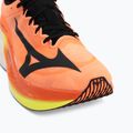 Bėgimo batai Mizuno Hyperwarp Elite lava orange/black/lightning yellow 7