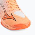 Tinklinio bateliai Mizuno Wave Lightning Elite Mid Flamingo Coral/Lava Orange/White 7