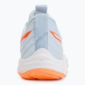 Moteriški tinklinio bateliai Mizuno Wave Momentum Elite blue finch/white/lava orange 6
