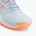 Moteriški tinklinio bateliai Mizuno Wave Momentum Elite blue finch/white/lava orange 7
