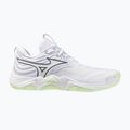 Moteriški tinklinio bateliai Mizuno Wave Momentum Elite white/balsam green/ambrosia