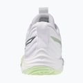 Moteriški tinklinio bateliai Mizuno Wave Momentum Elite white/balsam green/ambrosia 3