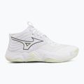 Moteriški tinklinio bateliai Mizuno Wave Momentum Elite Mid white/balsam green/ambrosia 2