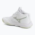 Moteriški tinklinio bateliai Mizuno Wave Momentum Elite Mid white/balsam green/ambrosia 3