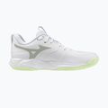 Moteriški tinklinio bateliai Mizuno Wave Momentum Pro white/aqua gray/ambrosia 2
