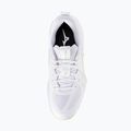 Moteriški tinklinio bateliai Mizuno Wave Momentum Pro white/aqua gray/ambrosia 5