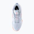 Moteriški tinklinio bateliai Mizuno Wave Momentum Pro Mid blue finch/lava orange/flamingo coral 5