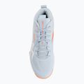 Moteriški tinklinio bateliai Mizuno Wave Momentum Pro Mid blue finch/lava orange/flamingo coral 5