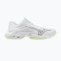 Moteriški tinklinio bateliai Mizuno Wave Lightning Elite white/balsam green/ambrosia
