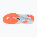 Moteriški tinklinio bateliai Mizuno Wave Lightning Elite Mid blue finch/whitelava orange 4