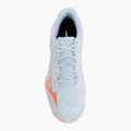 Moteriški tinklinio bateliai Mizuno Wave Lightning Pro blue finch/lava orange/flamingo coral 5