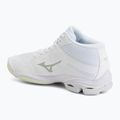 Moteriški tinklinio bateliai Mizuno Wave Lightning Pro Mid white/aqua gray/ambrosia 3