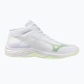 Moteriški tinklinio bateliai Mizuno Lightning Select Mid white/aqua gray/ambrosia