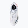 Vyriški teniso batai Mizuno Wave Exceed Court AC white/insignia blue/orange 5