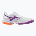 Moteriški teniso bateliai Mizuno Wave Exceed Court AC white/dahlia/lava orange 2