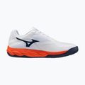 Vyriški teniso batai Mizuno Wave Enforce Court 2 AC white/insignia blue/orange 2