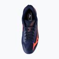 Vyriški teniso batai Mizuno Wave Exceed Court CC beacon blue/lava orange/white 5