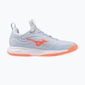Moteriški tinklinio bateliai Mizuno Wave Luminous Elite blue finch/lava orange/flamingo coral 2