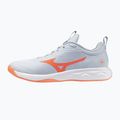 Moteriški tinklinio bateliai Mizuno Wave Luminous Pro blue finch/lava orange/flamingo coral