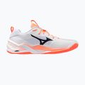 Rankinio bateliai Mizuno Wave Stealth Neo 2.1 white/black/flamingo coral 2