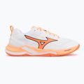 Rankinio bateliai Mizuno Wave Stealth Elite white/lava orange 2