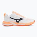 Rankinio bateliai Mizuno Wave Stealth Pro white/black/flamingo coral 2